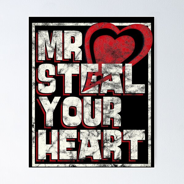 Artikelvorschau, Mr Steal Your Heart Valentinstag entworfen und verkauft von csoDesign.
