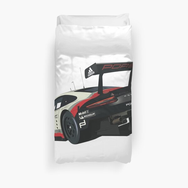Porsche 911 RSR 2017 Duvet Cover