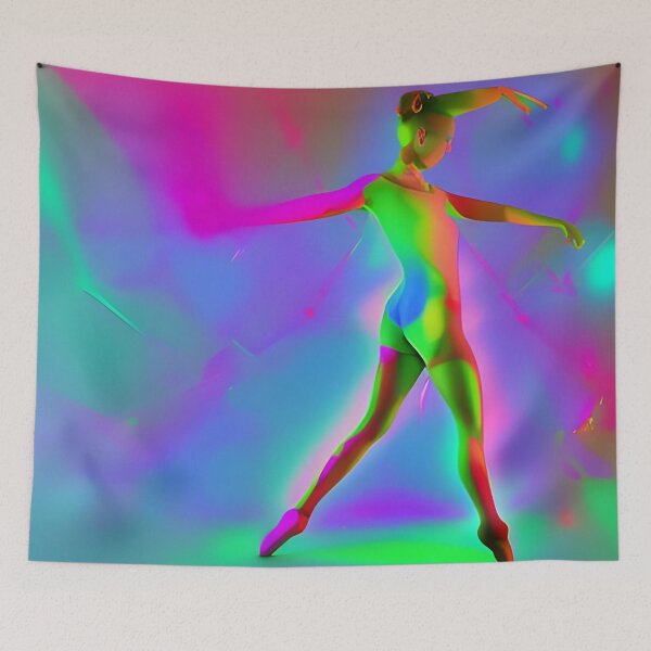 Item preview, Unity In Dance No.6 - Astral Cosmic AI Illustration designed and sold by Recall-Design.