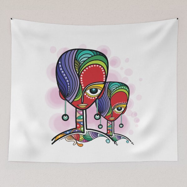 Item preview, Black African Woman and Child designed and sold by Kainene.
