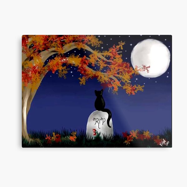 Item preview, Kitty Under The Moon designed and sold by Vanessa Hogle.