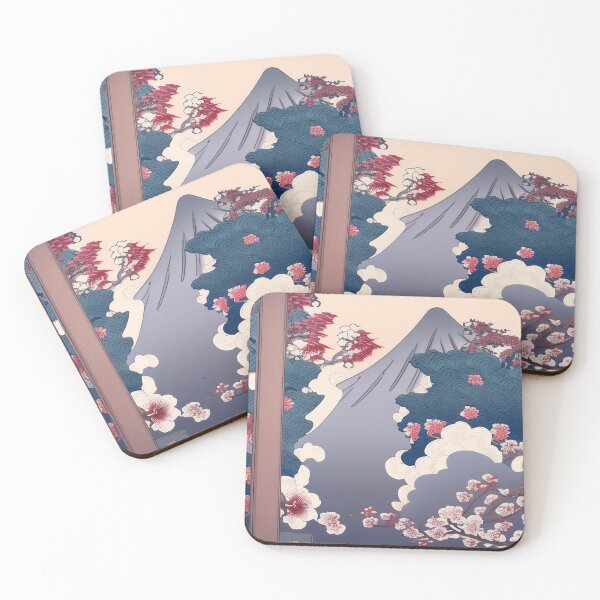 Item preview, Mountain in a Japanese Landscape - Vintage Surrealism designed and sold by Nekomage.