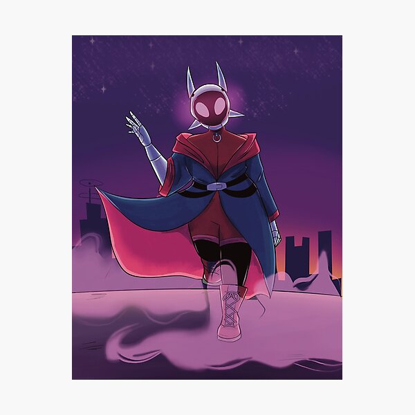 Mysterious robot Photographic Print