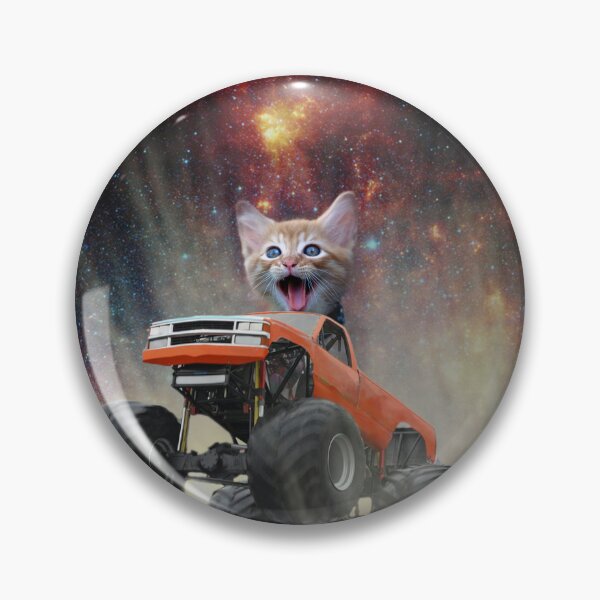 Item preview, SOOO Cute Monster Truck Driving/Jumping Kitten Going Though Explosions!  designed and sold by thisiserikpaul.