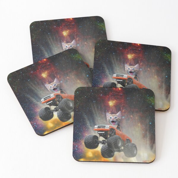 Item preview, SOOO Cute Monster Truck Driving/Jumping Kitten Going Though Explosions!  designed and sold by thisiserikpaul.