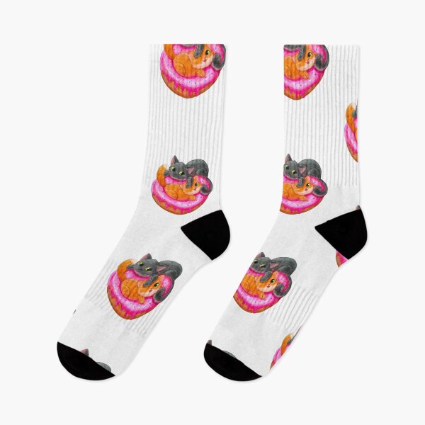 Item preview, Cats and donuts designed and sold by Elodie-Uft.