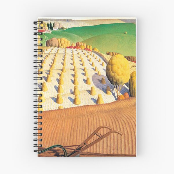 Item preview, Grant Wood  Fall Plowing designed and sold by TeeARTHY.