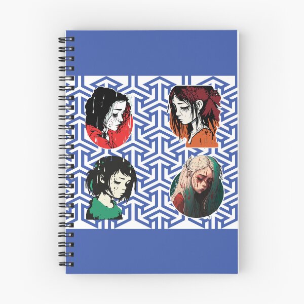 Item preview, Sad girls drawing sticker pack designed and sold by AreteSticker.