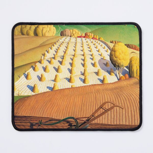 Item preview, Grant Wood  Fall Plowing designed and sold by TeeARTHY.