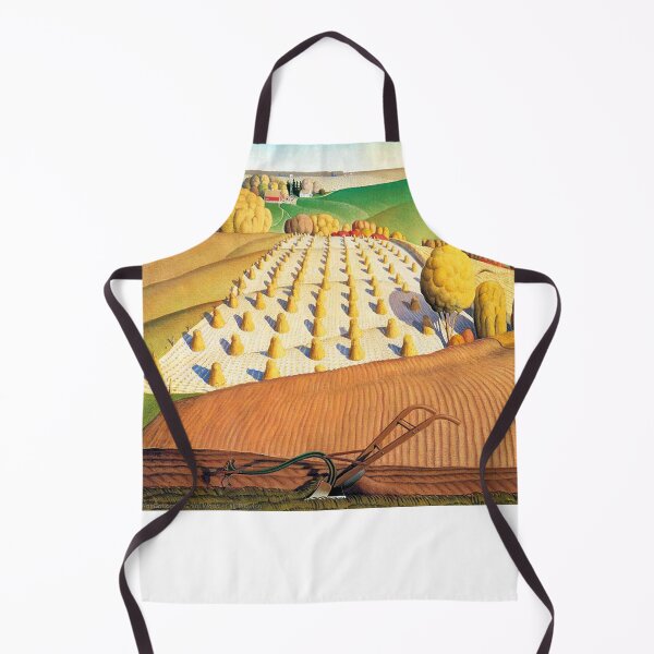 Item preview, Grant Wood Fall Plowing designed and sold by TeeARTHY.