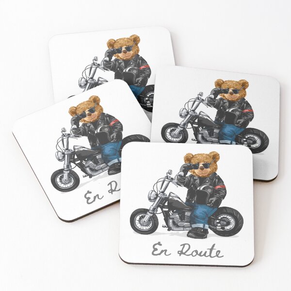 Item preview, Teddy Bear Biker - En Route designed and sold by RCJLifestyles.