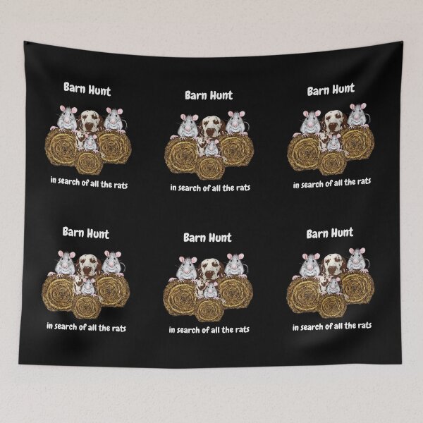 Item preview,  Funny Barn Hunt - in search of all the rats with a liver-colored Dalmatian designed and sold by Just4doglovers.