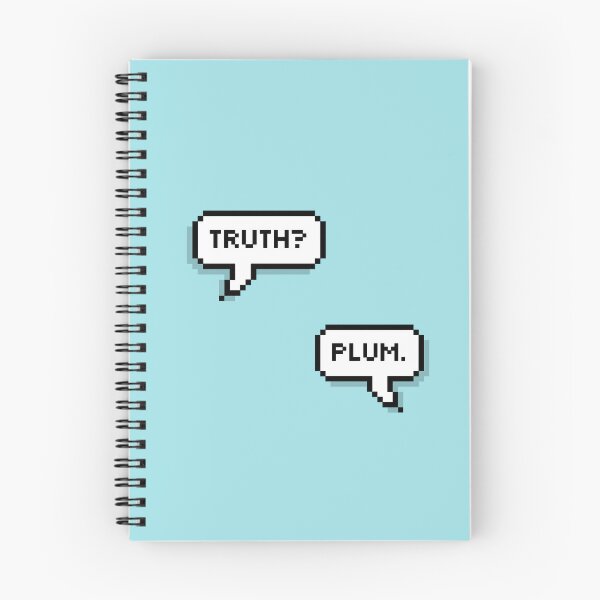Item preview, truth? plum [blue background] designed and sold by LadyKaramazov.