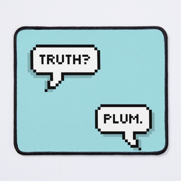Item preview, truth? plum [blue background] designed and sold by LadyKaramazov.