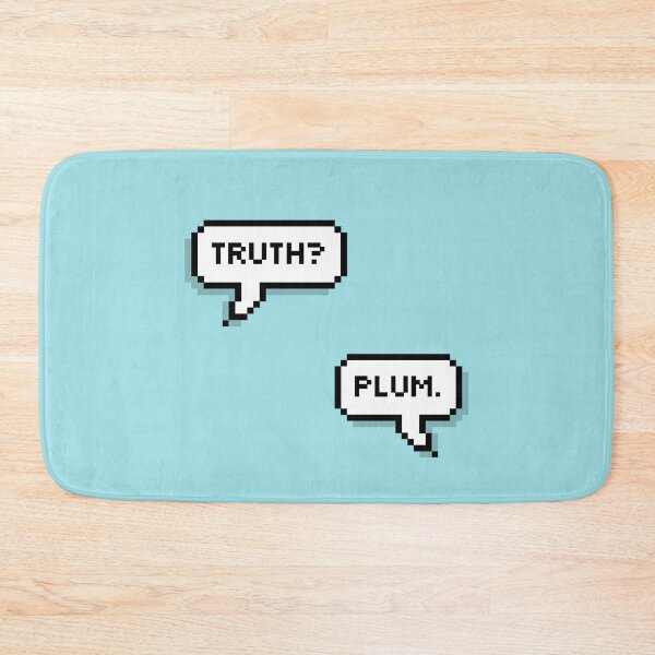 Item preview, truth? plum [blue background] designed and sold by LadyKaramazov.