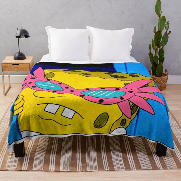 Vista previa del artículo con la obra «Peek-a-boo Bob Esponja con gafas maravillosas», diseñado y vendido por TheDizzyFox.