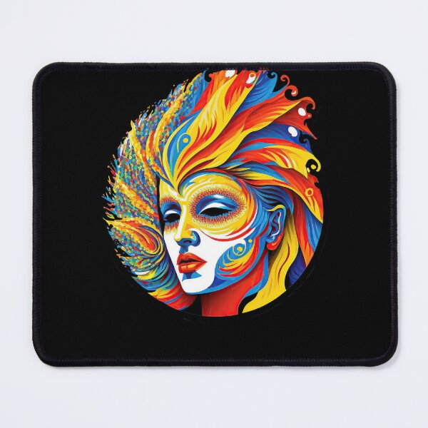Item preview, dark barranquilla carnival mask designed and sold by Micapox.