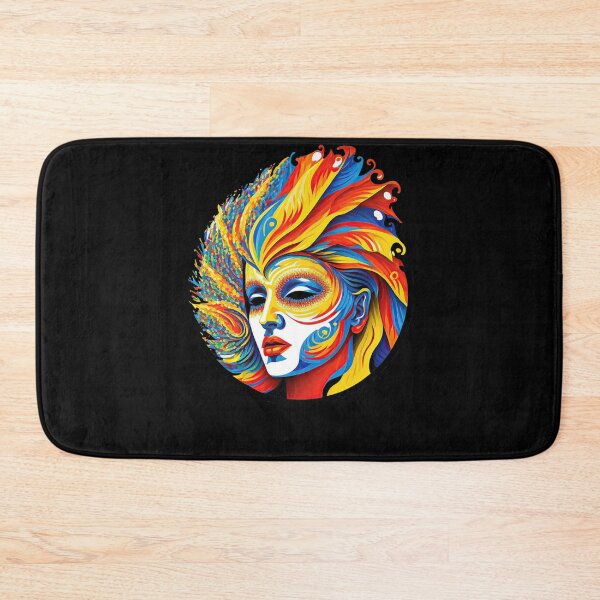 Item preview, dark barranquilla carnival mask designed and sold by Micapox.
