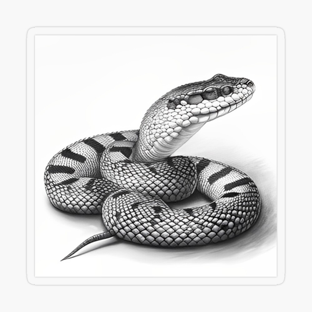 Snake Drawing - Drawing Skill