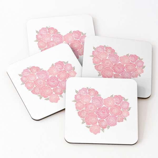 Item preview, Pink roses filled heart designed and sold by Tasha-design.