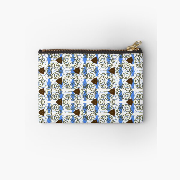 Item preview, White, light blue and reddish brown multi asymmetrical shapes modern design by Code03 designed and sold by Code03.