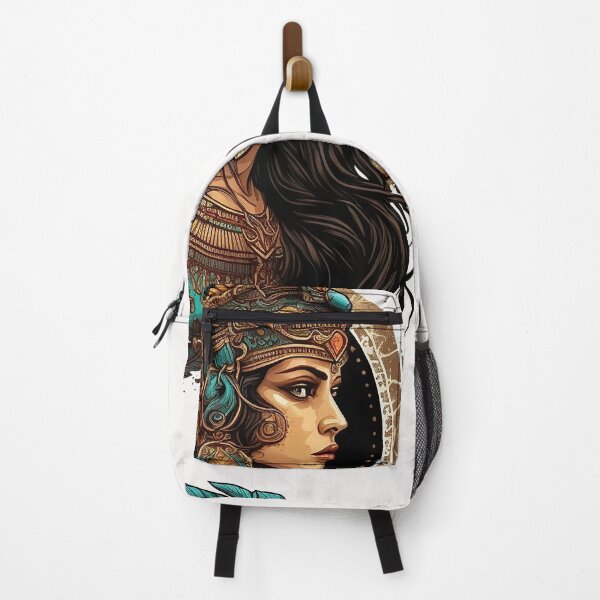 Item preview, Aztec Princess - Stunning Design on a White Background designed and sold by RuizCreative.