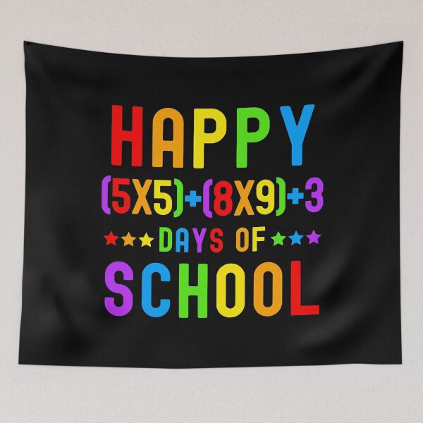Item preview, Happy 100 Days Of School - 100 Days Of Mathematics, 100 Days Of Math, Kids Math School, Kids Arithmetic, Kid Math Geek designed and sold by jadedscientist.