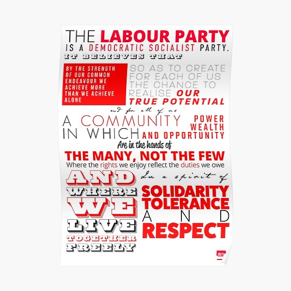 "Clause IV" Poster for Sale by RobinWilde4 | Redbubble