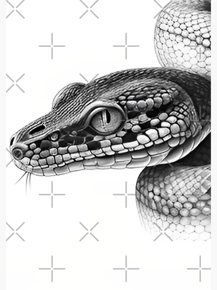Snake Head Drawing by PhillLord on DeviantArt