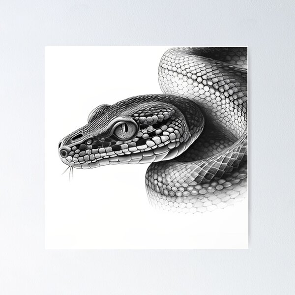 cobra snake, Pencil Sketch - Arthub.ai