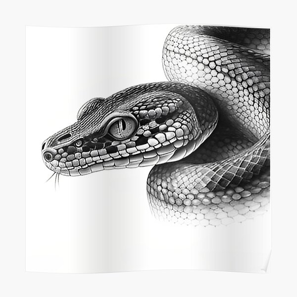 Snake Pencil Drawing  Sketching Snake with Pencils on  DrawingTutorials101com  Snake drawing Snake sketch Pictures to draw