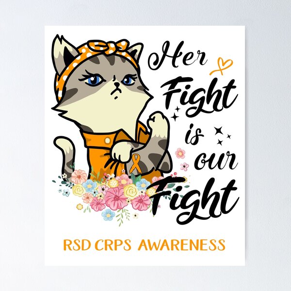 Item preview, RSD CRPS Awareness - Her Fight is our Fight designed and sold by RekaJoJo.