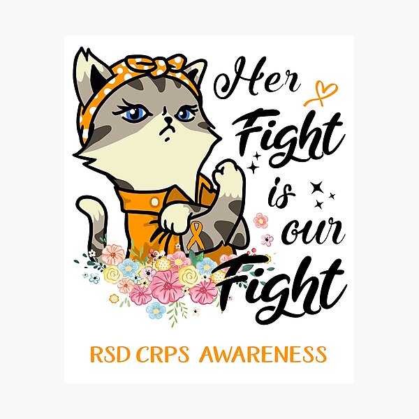 Item preview, RSD CRPS Awareness - Her Fight is our Fight designed and sold by RekaJoJo.