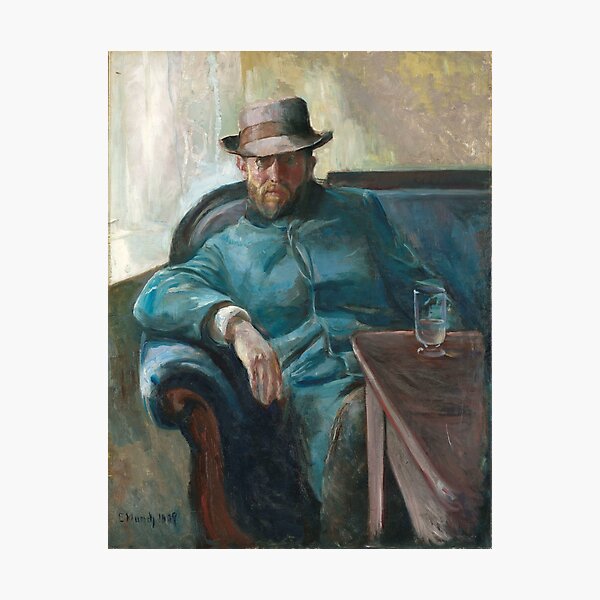 Aperçu de l'œuvre Hans Jaeger par Edvard Munch, 1889 créée et vendue par Vintage Wall Art.