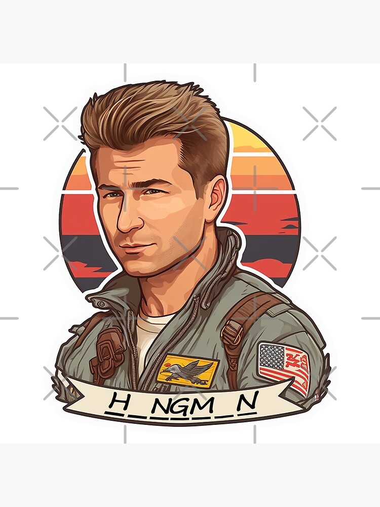 Jake Seresin The Hangman Top Gun Maverick Illustration 3 Art Print for  Sale by QuotesTeesStore