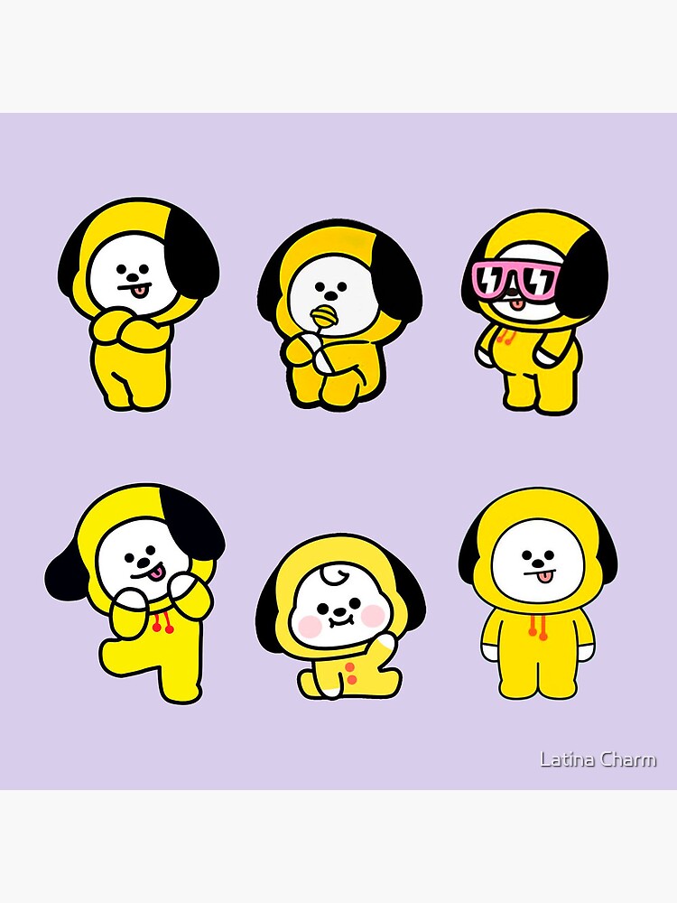 BTS Chimmy cute pack collection set BT21 | Canvas Print