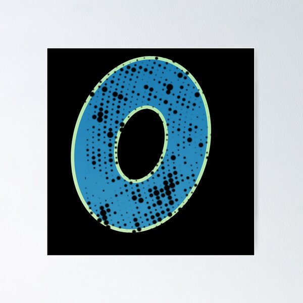 Item preview, Blue Number Shine-zero designed and sold by TVstuff.