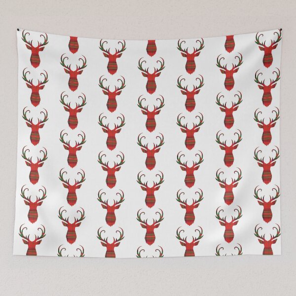 Item preview, Christmas Fabric Deer Shape designed and sold by FreakyNerdTees.