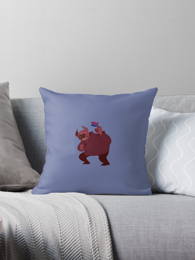 Bob Velseb (Spooky Month)  Throw Pillow for Sale by angyluffy