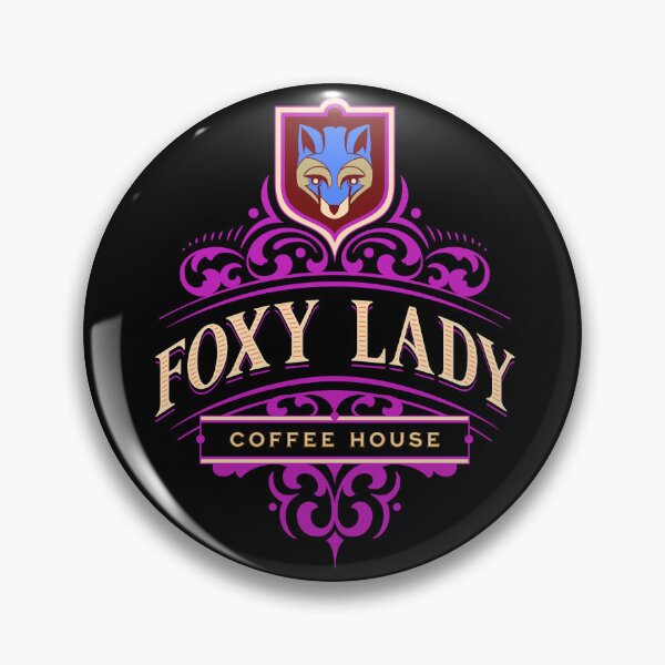 Item preview, Foxy Lady Cafe Coffee Shop & Bakery designed and sold by DreamSwiftly.