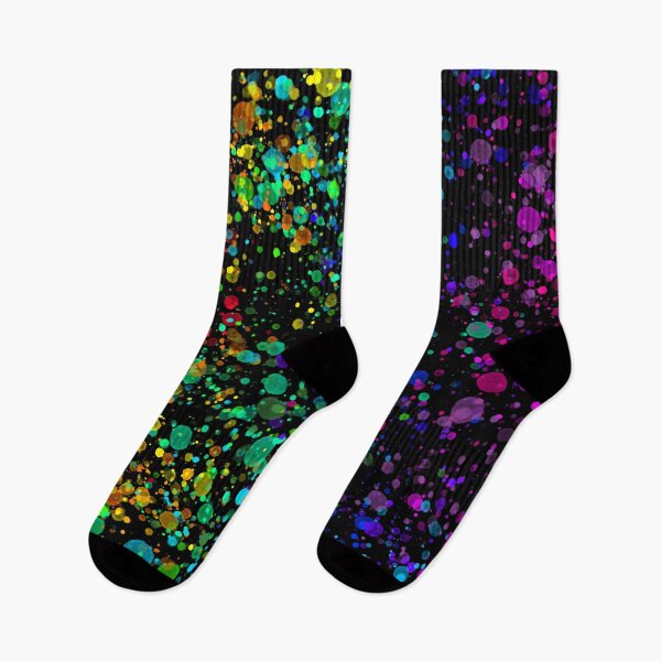 Item preview, Spilled Rainbow - Black Background designed and sold by FinapplePudding.