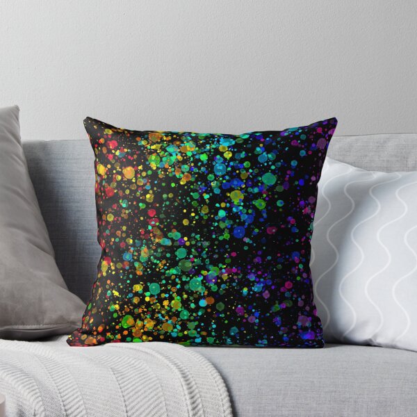 Item preview, Spilled Rainbow - Black Background designed and sold by FinapplePudding.