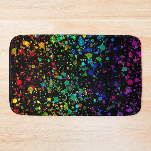 Item preview, Spilled Rainbow - Black Background designed and sold by FinapplePudding.