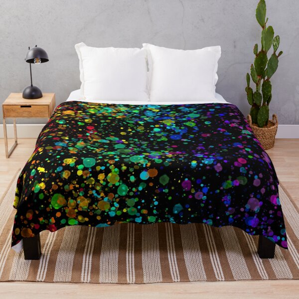 Item preview, Spilled Rainbow - Black Background designed and sold by FinapplePudding.