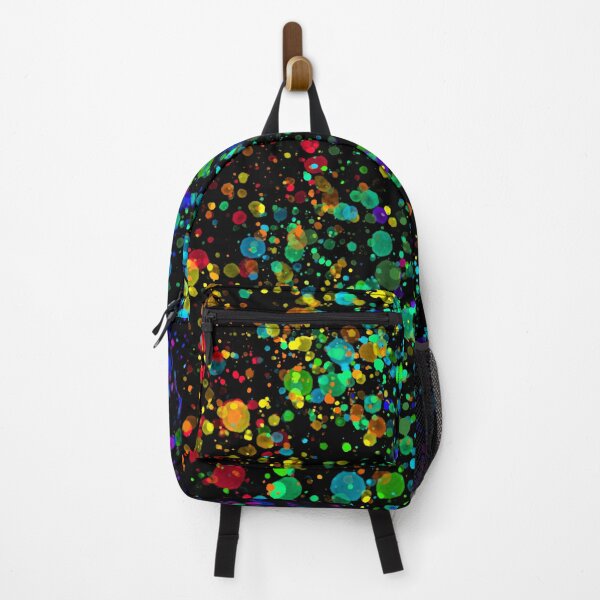 Item preview, Spilled Rainbow - Black Background designed and sold by FinapplePudding.