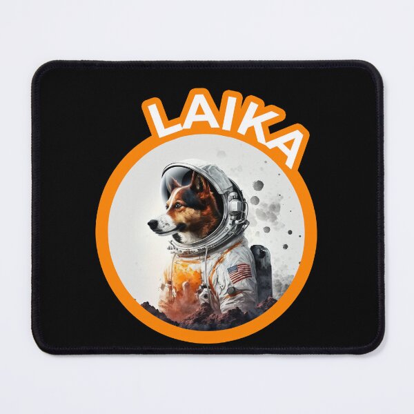 Item preview, Laika Dog Space product Vintage CCCP Soviet Russia USSR designed and sold by smartrocket.