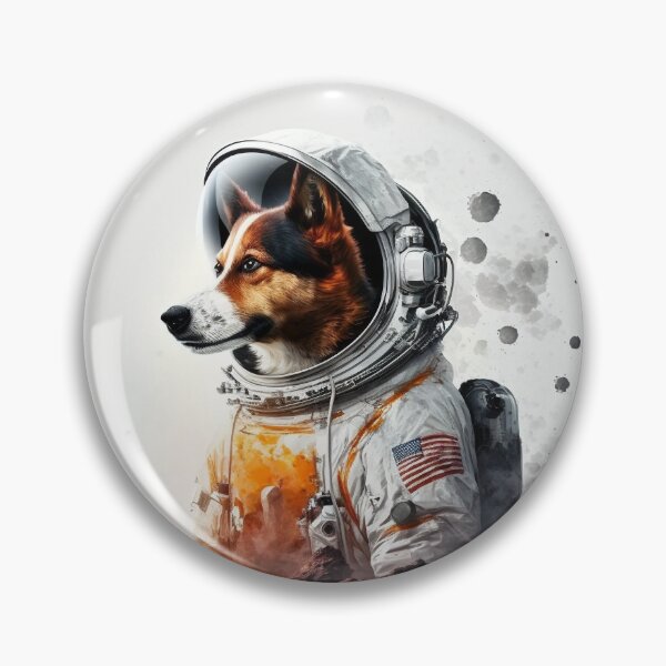 Item preview, Laika Dog Space product Vintage CCCP Soviet Russia USSR  designed and sold by smartrocket.
