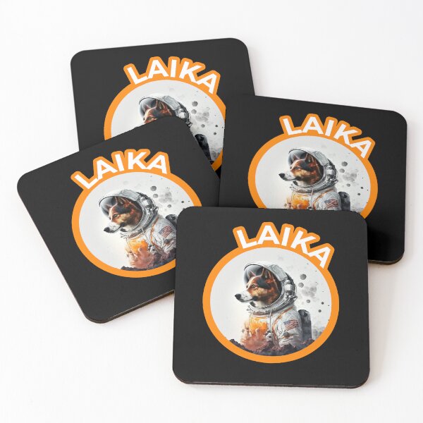 Item preview, Laika Dog Space product Vintage CCCP Soviet Russia USSR  designed and sold by smartrocket.