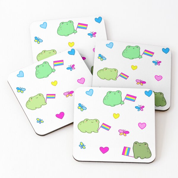 Item preview, Rotund Pansexual Frogs designed and sold by casserolestan.