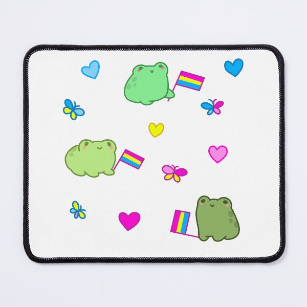 Item preview, Rotund Pansexual Frogs designed and sold by casserolestan.